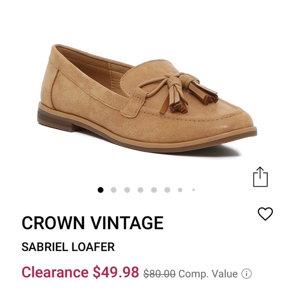 Crown vintage tan loafers - Picture 2 of 5